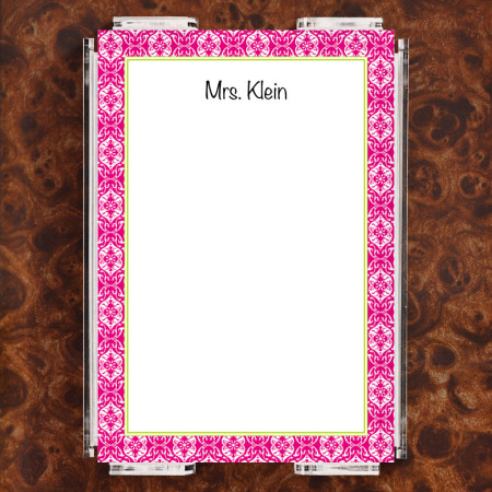 Lace Magenta Note Sheet Set