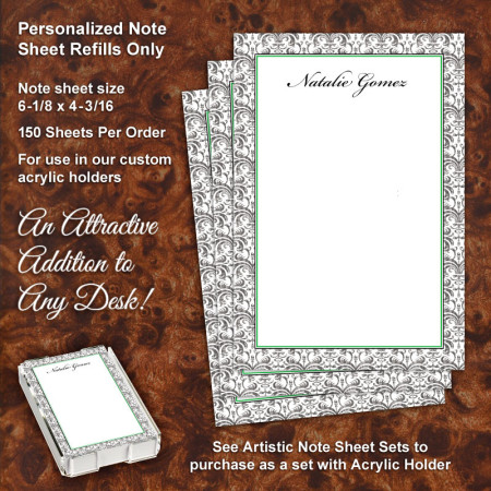 Ancient Motif Note Sheet Refill