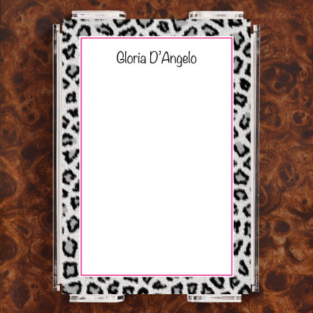 Snow Leopard Note Sheet Set