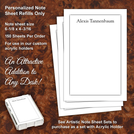 Classic 1 Note Sheet Refill