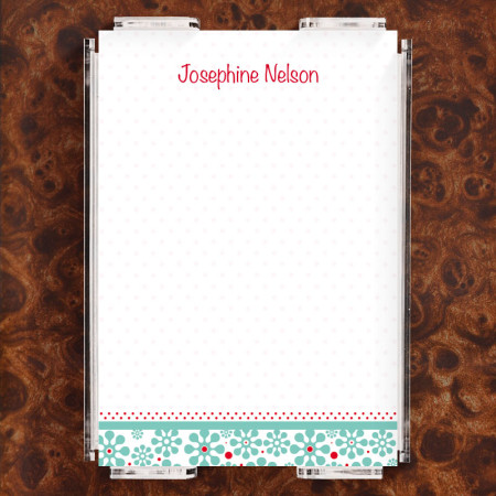 Groovy Flowers Note Sheet Set