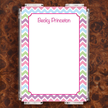 Chevron Note Sheet Set