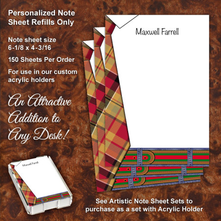Tie Pad Note Sheet Refill