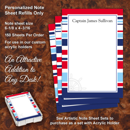 Ships Wheel Note Sheet Refill