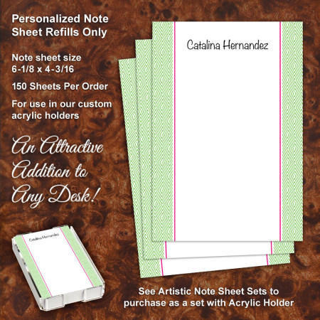 Geometric Note Sheet Refill