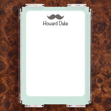 Mustache Note Sheet Set