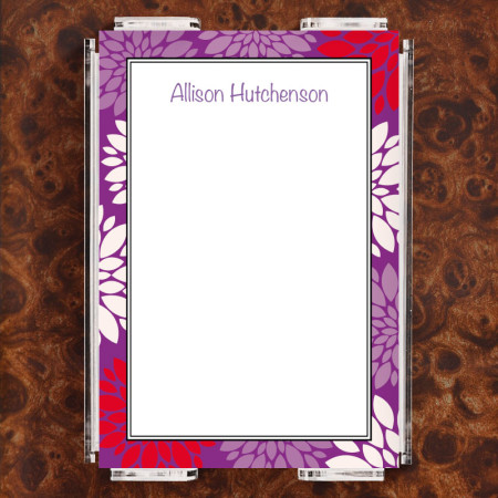 Chrysanthemum Note Sheet Set