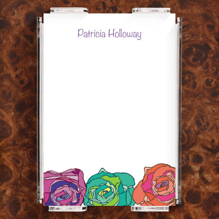 Colorsplash Roses Note Sheet Set