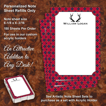 Gentleman Note Sheet Refill