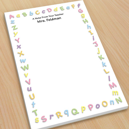 ABC Teacher Large Note Pads