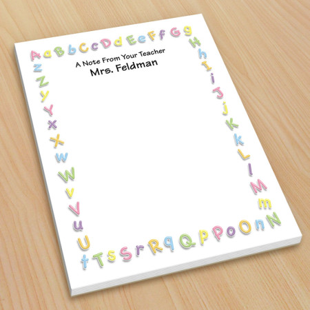ABC Teacher Small Note Pads