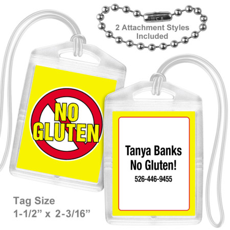 Allergy Gluten Mini Tag