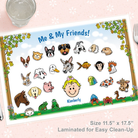 Animals Caricature Placemat