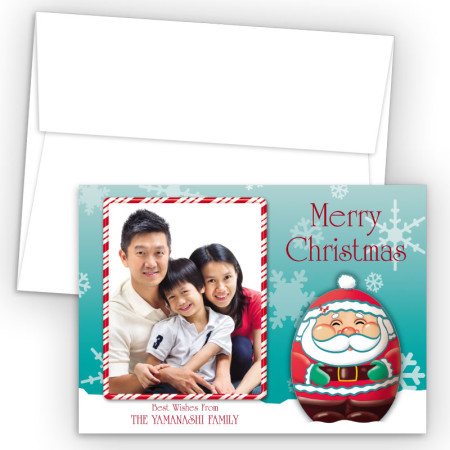 Babushka Photo Upload Holiday Card