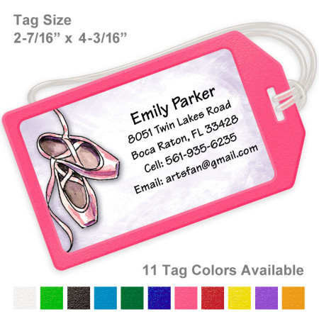 Ballet Bag Tag
