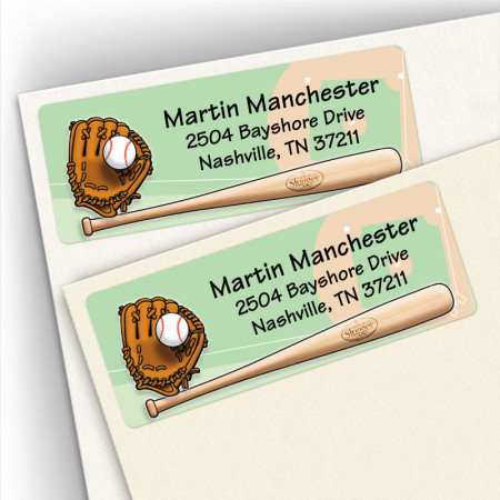 Baseball Address Labels