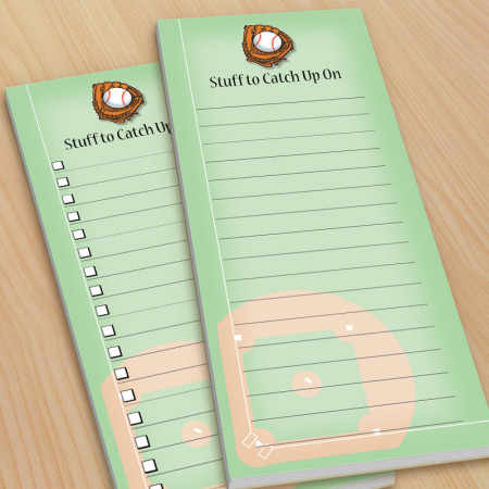 Baseball To-Do Pads