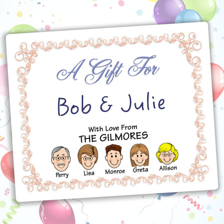 Beginnings Family Gift Label