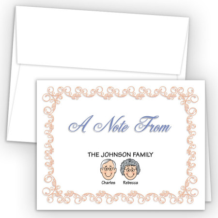 Beginnings Foldover Family Note Card