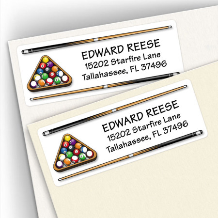 Billiard Address Labels