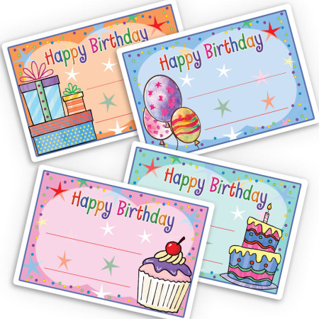 Birthday Party Gift Labels