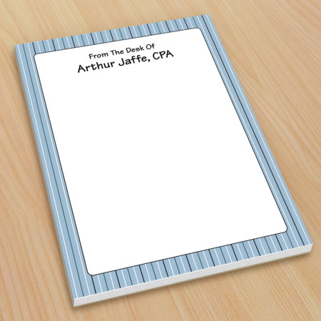 Blue Stripes Small Note Pads