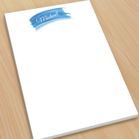 Blue Watercolor Large Note Pads