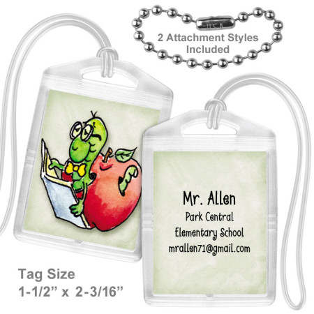 Bookworm Mini Tag