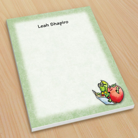 Bookworm Teacher Small Note Pads
