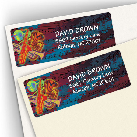 Brass Insturments Address Labels