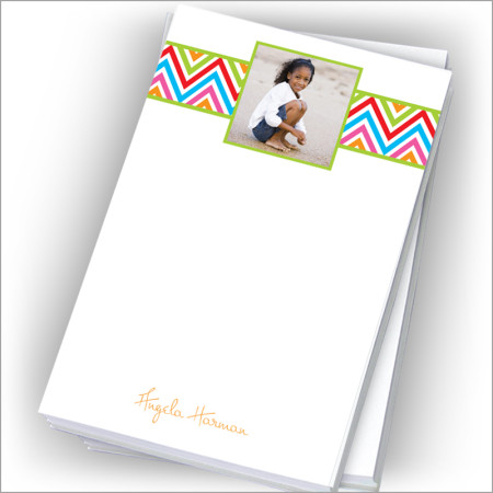 Bright Chevron Photo Pads - 4" x 6"