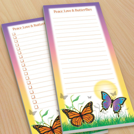 Butterflies Sun To-Do Pads