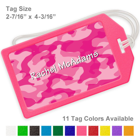 amo Pink Luggage Tag