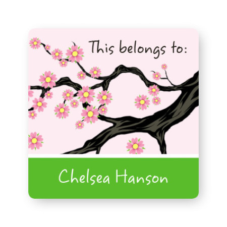 Cherry Blossom Property ID Labels