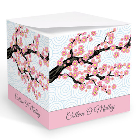 Cherry Blossoms Memo Cube