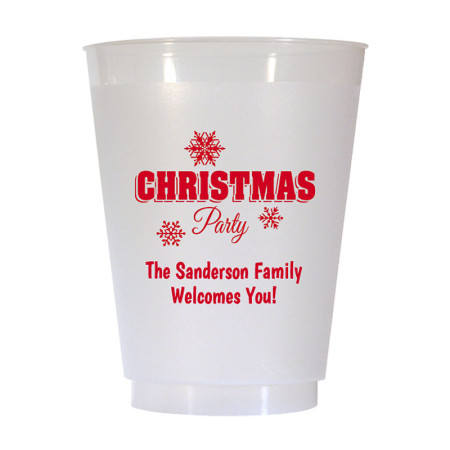 Christmas Cup Design 11 16 oz Personalized Christmas Party Cups