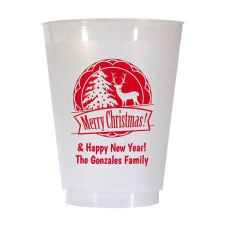 Christmas Cup Design 14 16 oz Personalized Christmas Party Cups
