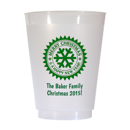Christmas Cup Design 19 16 oz Personalized Christmas Party Cups