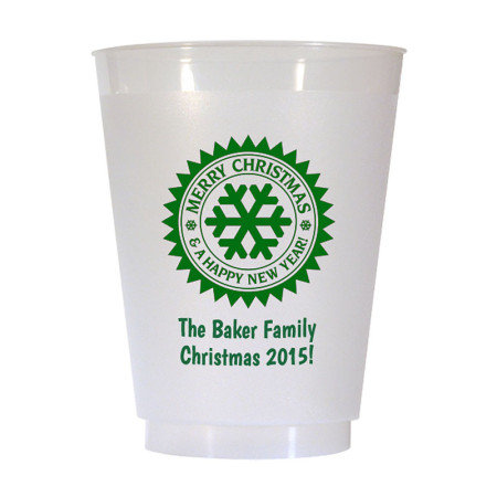 Christmas Cup Design 19 16 oz Personalized Christmas Party Cups