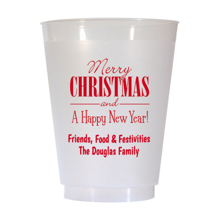 Christmas Cup Design 20 16 oz Personalized Christmas Party Cups