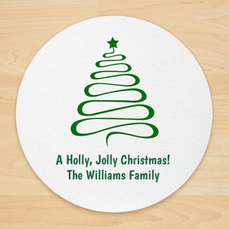 Christmas Design 10 Personalized Christmas Coasters
