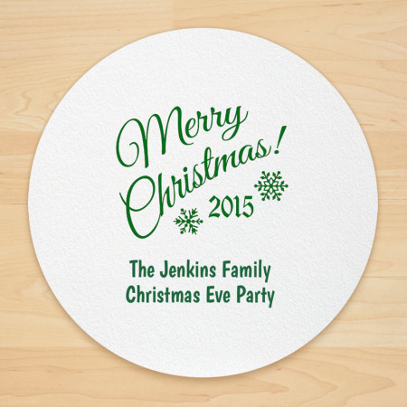 Christmas Design 16 Personalized Christmas Coasters