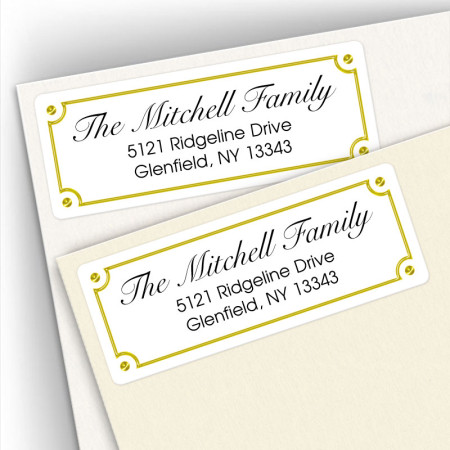 Classic Design 18 Address Labels