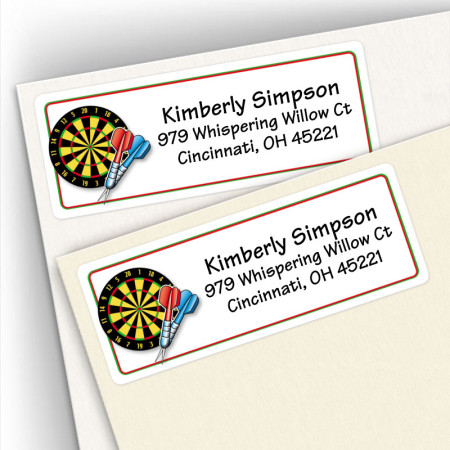 Darts Address Labels