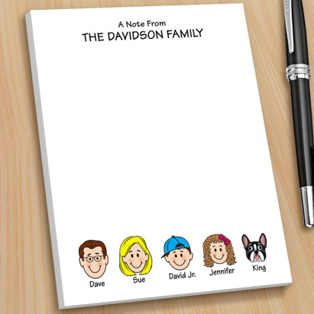 Family Note Pads - Small