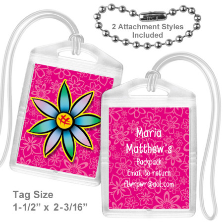 Flower 5 Mini Tag