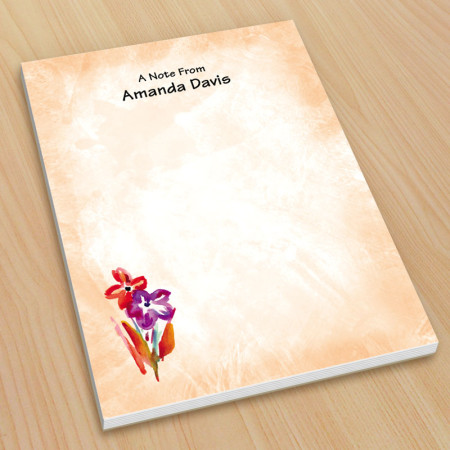 Flowers Watercolor Small Note Pads
