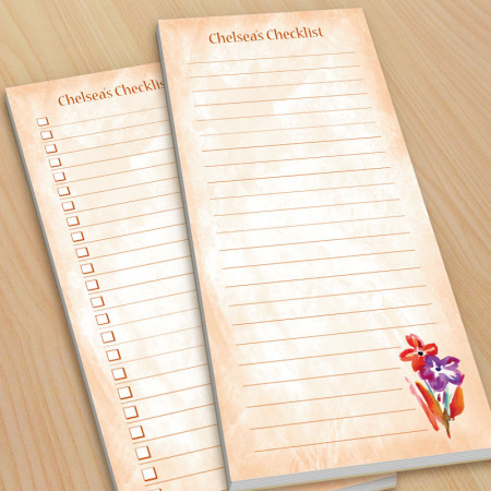 Flowers Watercolor To-Do Pads