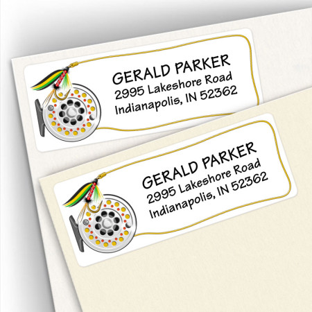 Fly Fishing Address Labels