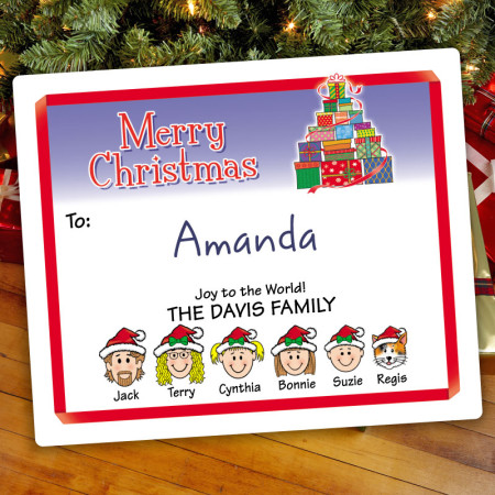Gift Tree Christmas Gift Label